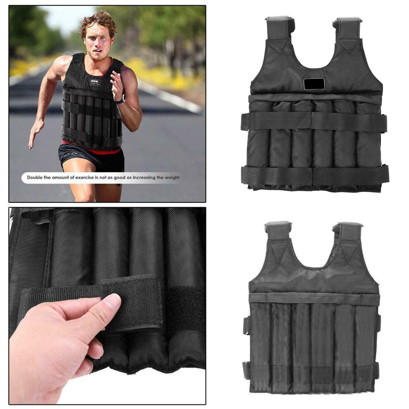 Amazon.com: PPGE Home Adjustable Weighted Vest, Oxford Fabric
